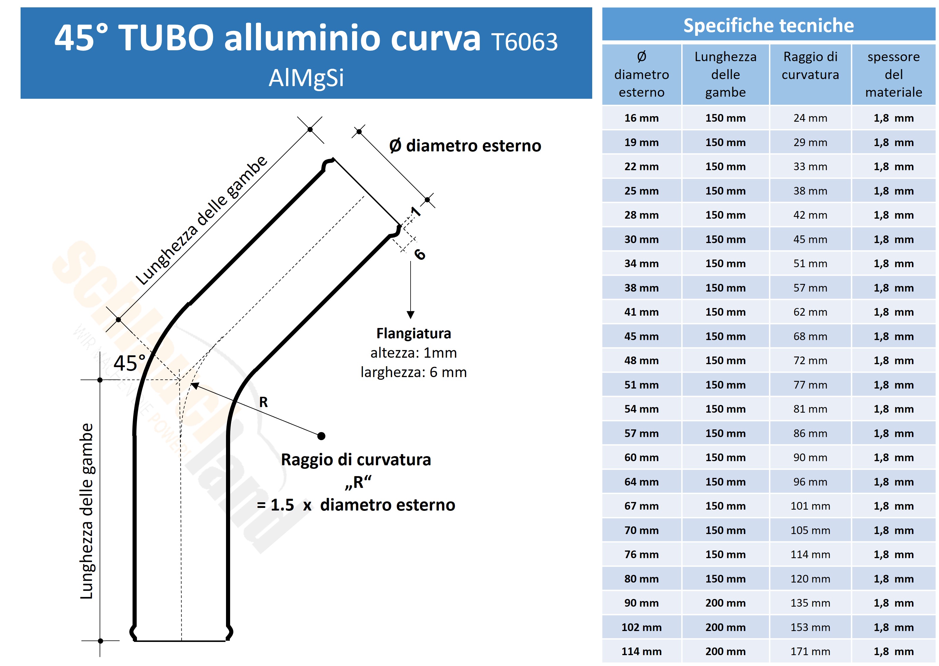 Tubo Alluminio Flex Allungabile A 3mt Diam. 150DK - Foto 8