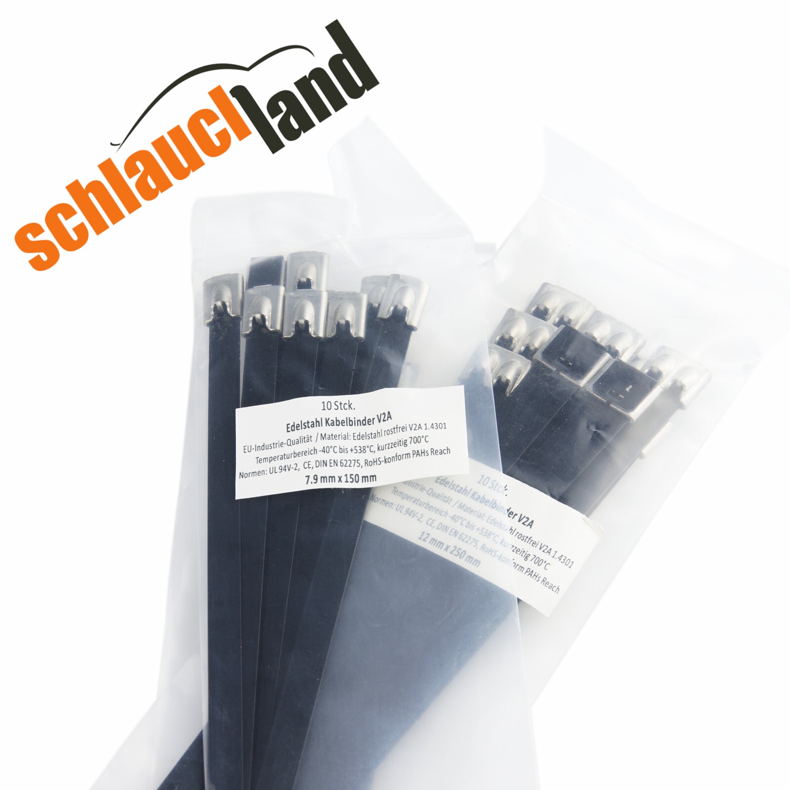 Perel Fascette in nylon bianche, 100 pezzi, legacavi, 400 x 7,6 mm