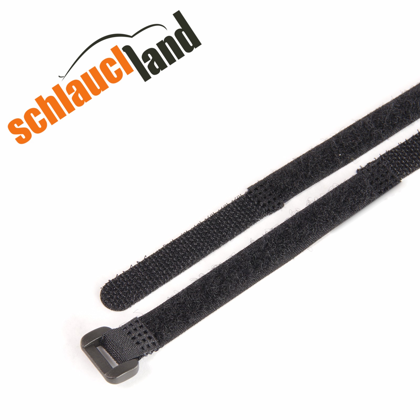 Klettband Klettkabelbinder Kabelbinder Klettverschluss 1m 100cm1000x19mm schwarz 